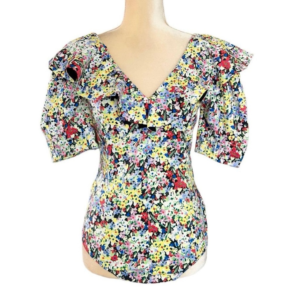 NWT ZARA Floral Bodysuit